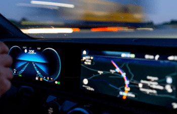 Dashboard in vehicle